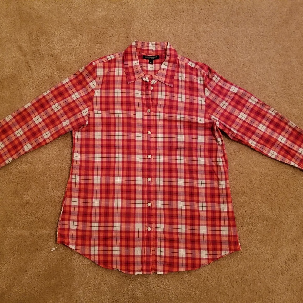 Banana Republic Plaid Button Down